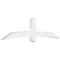 Ekena Millwork Bellingham Architectural Grade PVC Gable Bracket, 96"W x 24"H x 4"D x 6"F, 6/12 Pitch GBP096X24X0406BEL00 - alternate 1